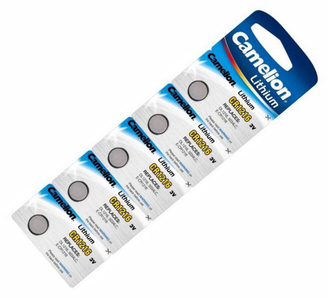 Lithium Coin Battery 3 V 25m Ah 12.5x1.6mm 5 P/Pack Cr1216 Bp5 - Livestainable.co.za