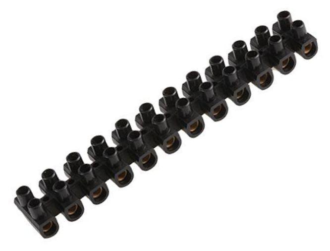 Connector Strip Black 5 A 380 V 110mm Cs5 Bk - Livestainable.co.za