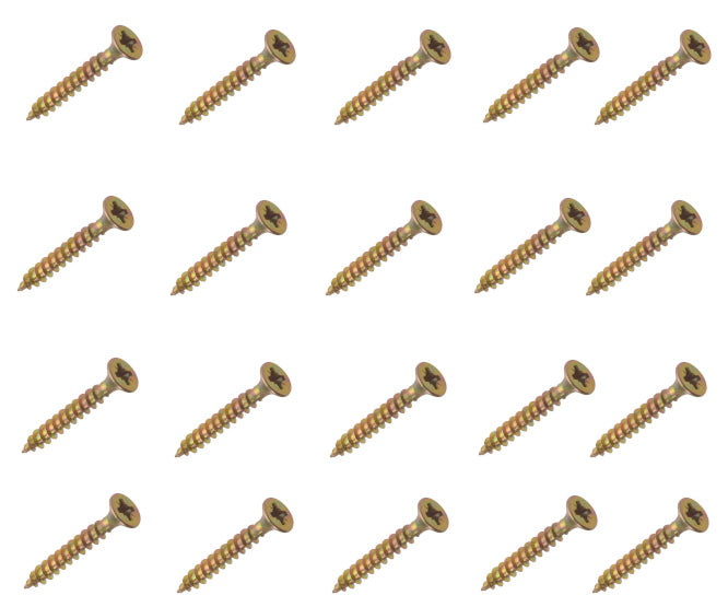 Chip Board Screw #5 5x40mm 500 P/Box Csk Pozi 2 / Bp027