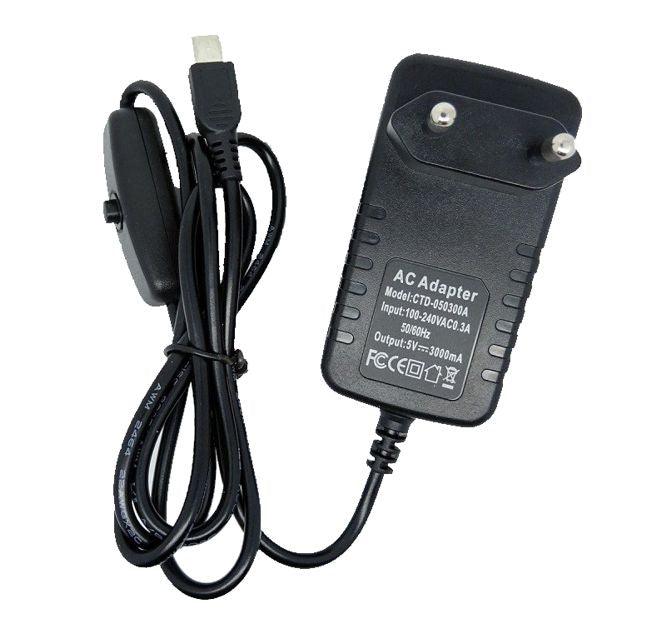 Power Supply For Raspberry Pi 5 V 3 A Usb C 80420026 / Ctd 050300 A - Livestainable.co.za