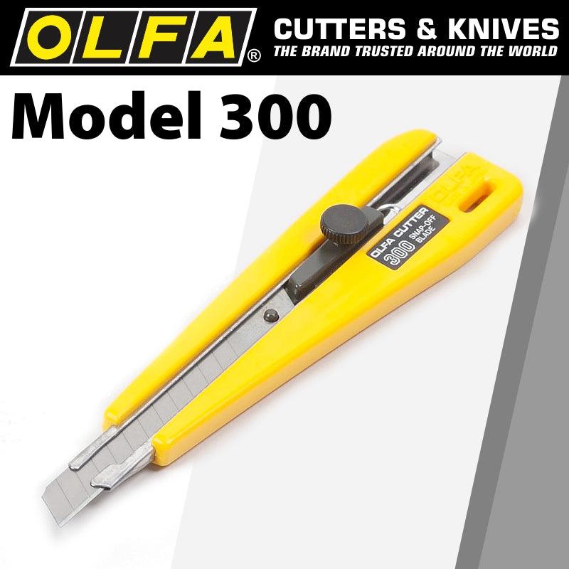 Olfa Model 300 Screw Lock Snap Off Knife Cutter - Livestainable.co.za