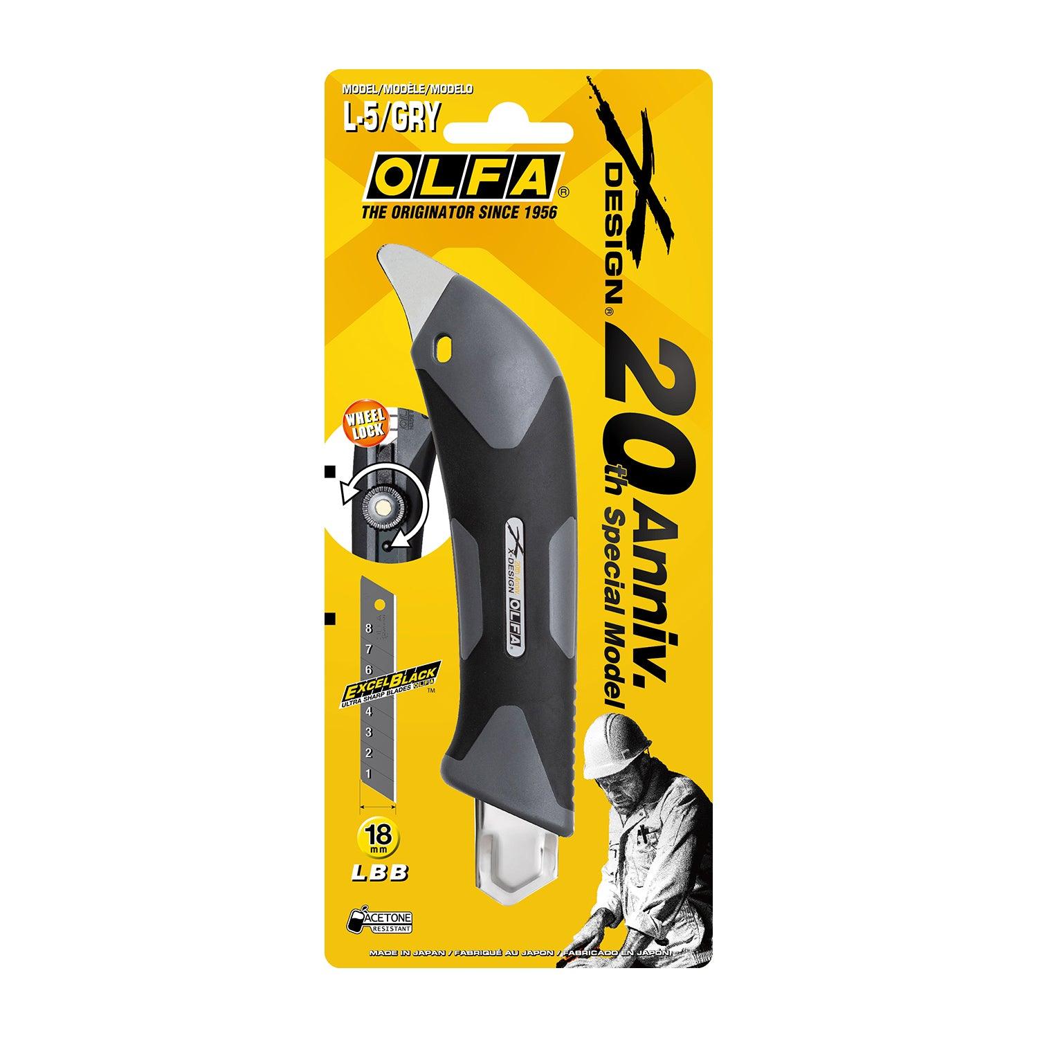 Olfa Cutter Heavy Duty Cutter Gray Wheel Lock - Livestainable.co.za