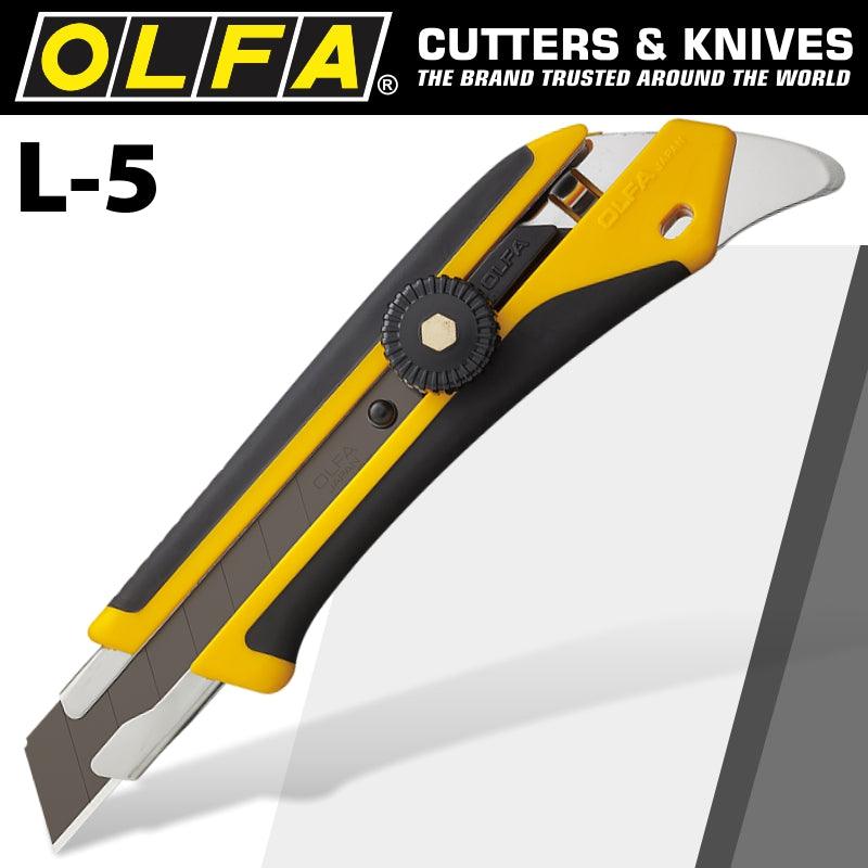 Olfa Cutter Heavy Duty Rear Pick & Comfort Handle Snap Off Knife 18 Mm - Livestainable.co.za