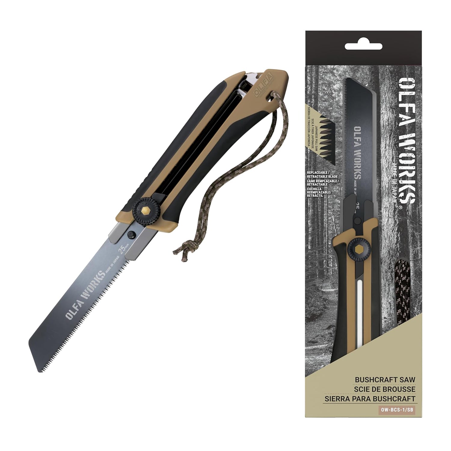 Olfa Olfa Bushcraft Saw Sand Colour