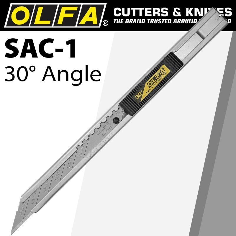 Olfa Graphic Art Knife Stainless 30 Degree Angled Snap Off Blade - Livestainable.co.za