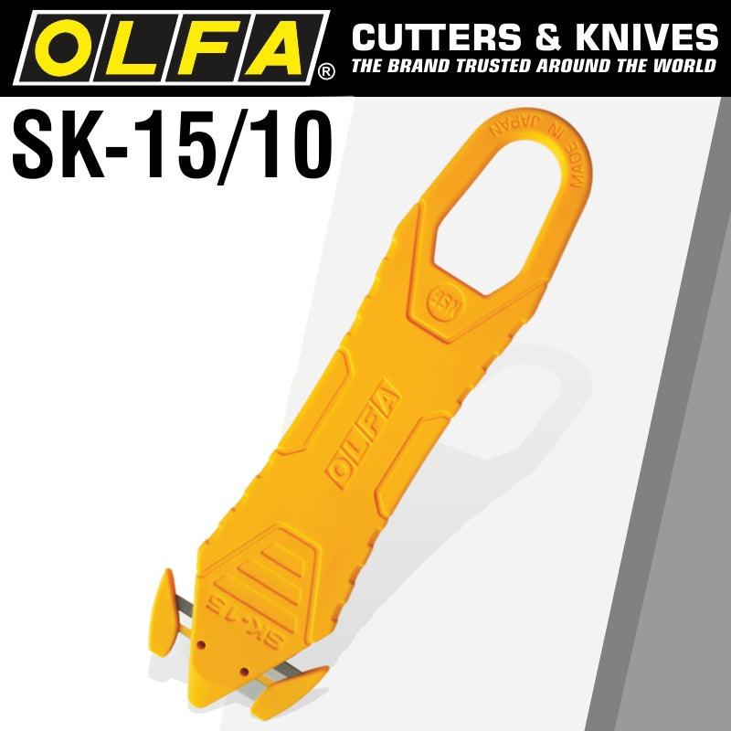 Olfa Disposable Safety Knife With Concealed Blade X10 Pack - Livestainable.co.za