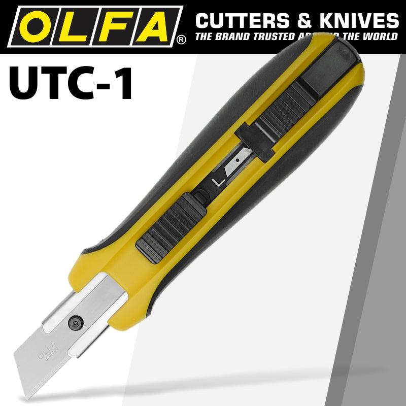 Olfa Utility Knife With Solid Blade Heavy Duty Non Slip Grip - Livestainable.co.za