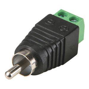 Adaptor Rca To 2 Way Screw Terminal In Line Rc100 - Livestainable.co.za