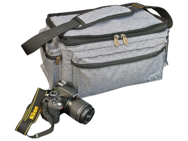 Camp Cover Camera Bag Cotton Light Grey - Livestainable.co.za