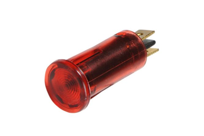 Pilot Light Clip On D=12.7 Mm 220 V Ac Red D03 220 Rd