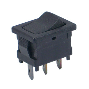 Rocker Switch Spdt On Off Blk D101 J12 S205 Qa