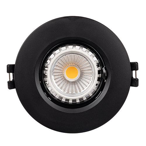 D/Light Straight Black Gu10 Led 1x7w - Livestainable.co.za