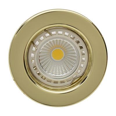 Straight Round D/Light 80mm Dia P/Brass - Livestainable.co.za