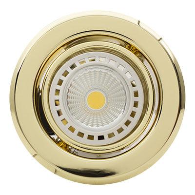 Tilt D/Light 94mm Dia Polished Brass - Livestainable.co.za