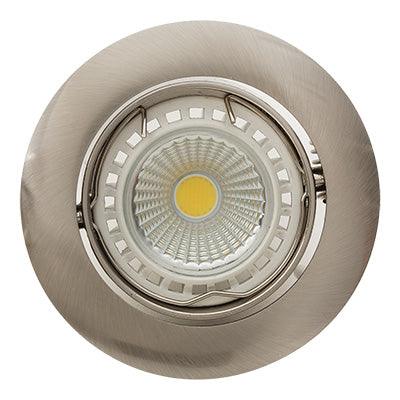 Tilt Curved Rim D/Light 83mm Dia Satin Chrome - Livestainable.co.za