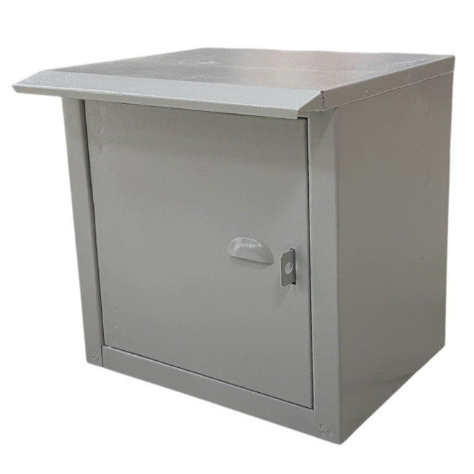 Steel Meter Enclosure/Box Pta Grey 12x12x9" / 300x300x225mm Db Pta 121209 Gry