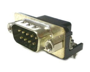 Plug D Sub 9 W Pcb R/A Metal 9.4 Mm 09 Mdr2
