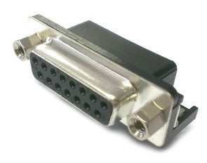 Socket D Sub 15 W Pcb R/A Metal 15mm Footprint 15 Fdr3