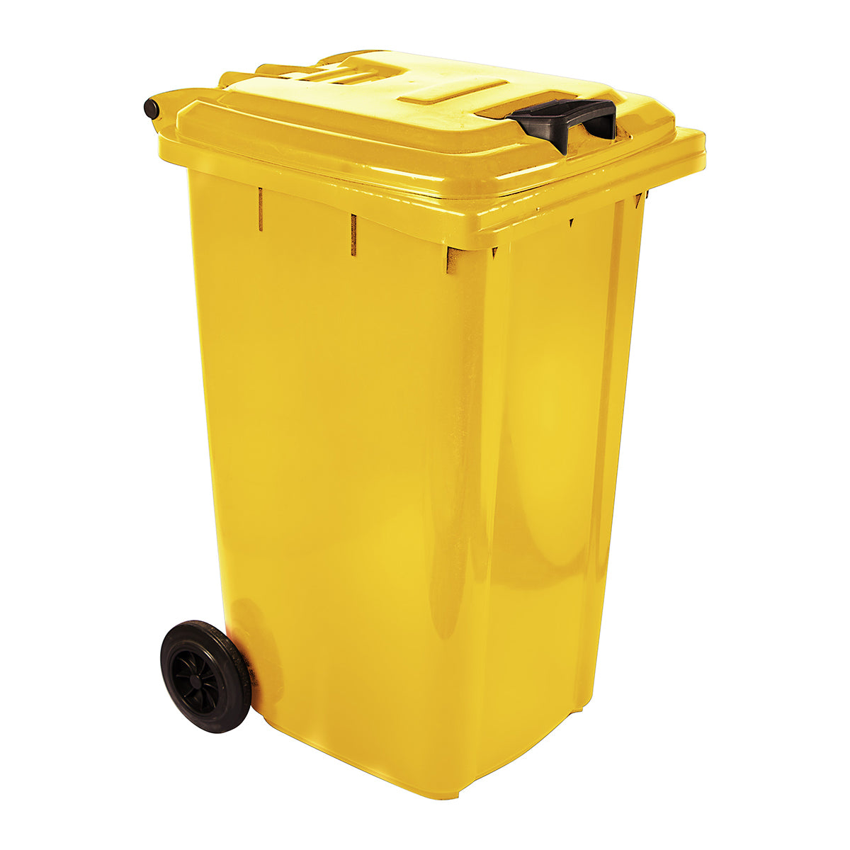 Refuse Wheely Bin Sabs Hdpe Yellow 240 L