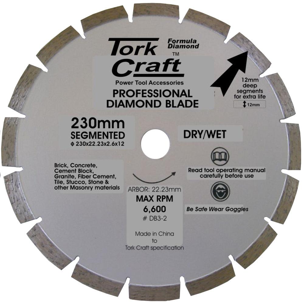 Diamond Blade Segmented 230 Mm For Granite 12 Mm Deep Segments - Livestainable.co.za