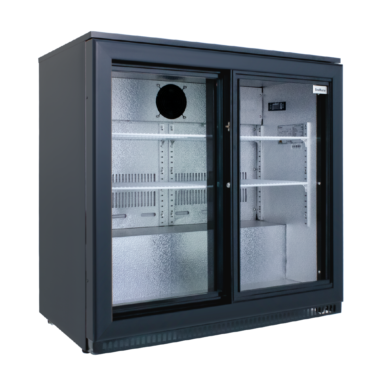 SnoMaster - 190L Sliding Door Under-Counter Beverage Cooler (DBQ-220LS-DIS)