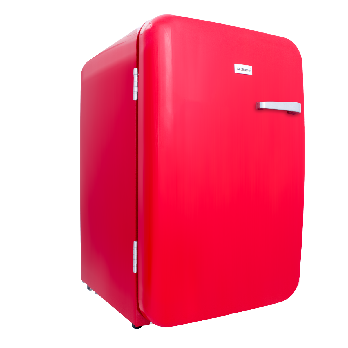 SnoMaster - 115L Solid Door Under-Counter Retro Beverage Cooler - Red (DBQ-220R)