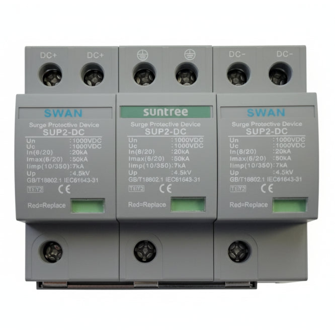 Surge Protection 3 P B+C Class 50 Ka 1000 Vdc Dc Sup2 Spd