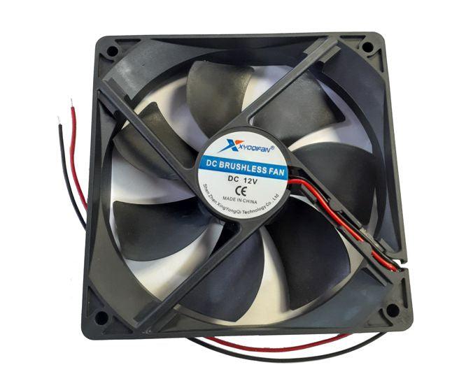 12 Vdc Axial Fan 120sqx25mm Bal 108 Cfm Dc12025 12 Bl - Livestainable.co.za