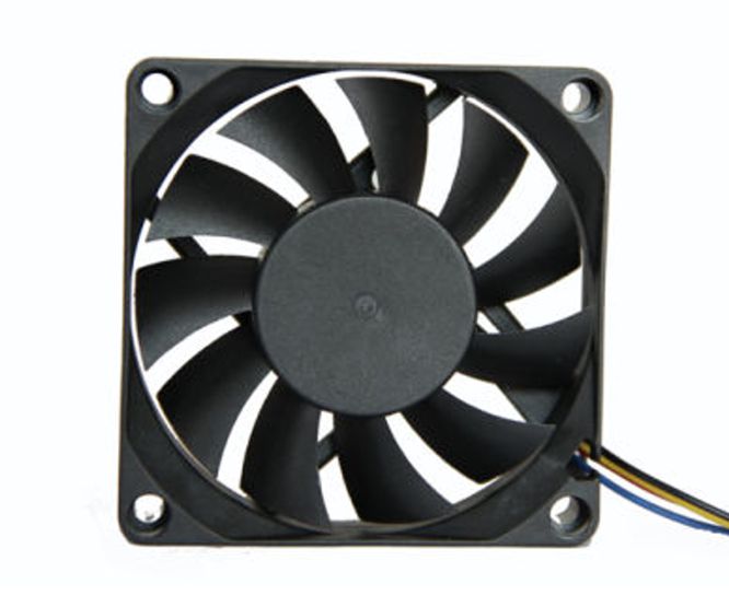 3 Wire 12 Vdc Slv Axial Fan 80sqx25mm 24 Cfm Open Leads Xy8025 B12 Mf