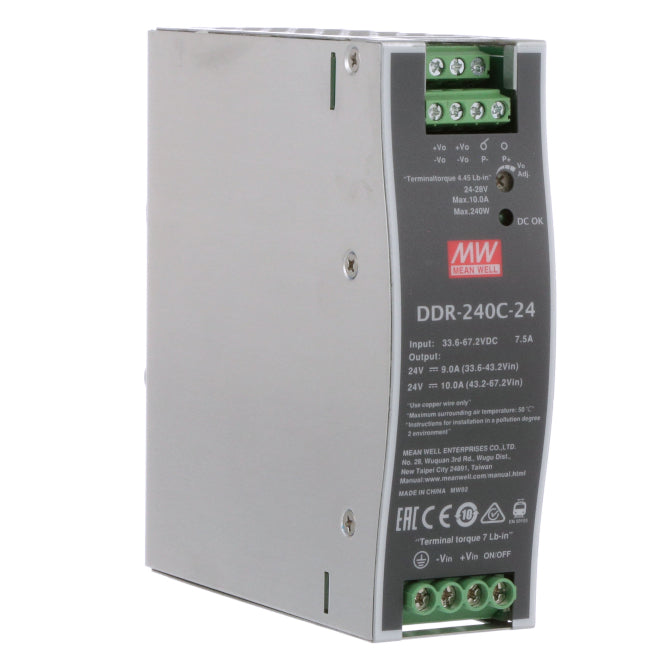 Dc Dc Converter D/R I=48 Vnom O=24 Vnom 10 A Ddr 240 C 24