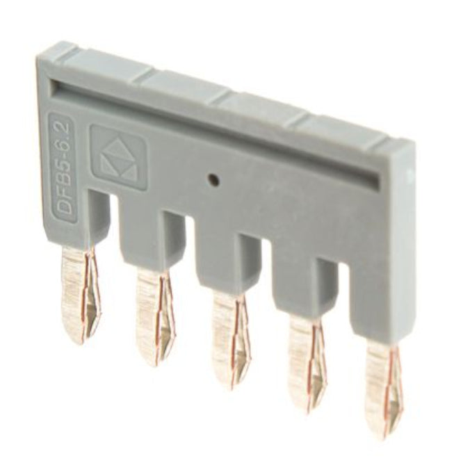 Plug In Comb Bridge Connector Grey 5 Pole P=6.2mm Dfb5 6.2 05 P 11 00 A(h)