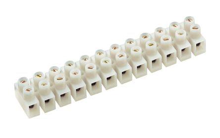 Terminal Block Strip W/Prot. 12 Way 24 A 450 V Dg8 Hswp 1.2 12 P 17 100 A(h) - Livestainable.co.za