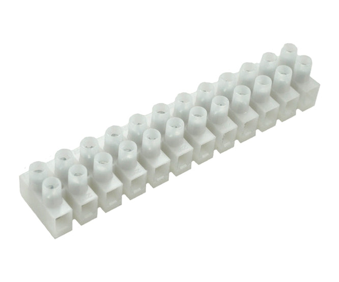 Strip Connector 12 W 4mm Feed Through Type White 500 12 4 Mm