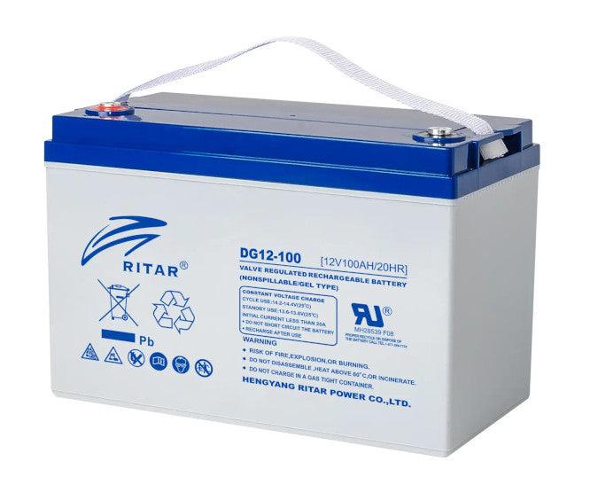 Battery Gel 12 V 100 Ah 328x172x222mm Dg12 100 - Livestainable.co.za