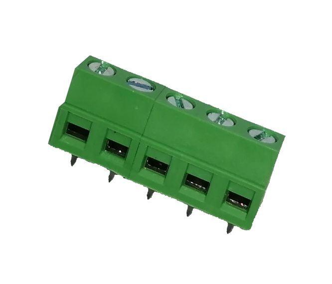 Terminal Blk Pcb 5 W 5.08 Mm Str Green Dg127 5.08 05 P 14 00 A(h) - Livestainable.co.za