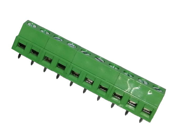 Terminal Blk Pcb 10 W 5.08 Mm Str Green Dg127 5.08 10 P 14 00 A(h)