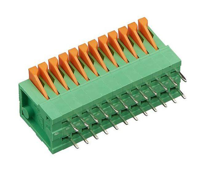 Terminal Block 12 W Spring 6 A Side Pcb Pins Dg141 V 2.54 12 P 14 00 Ah - Livestainable.co.za