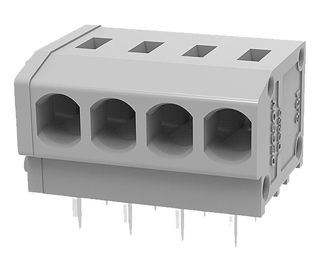 Spring Terminal Block 4 W P=3.81 Grey Dg235 W 3.81 04 P 11 00 Ah