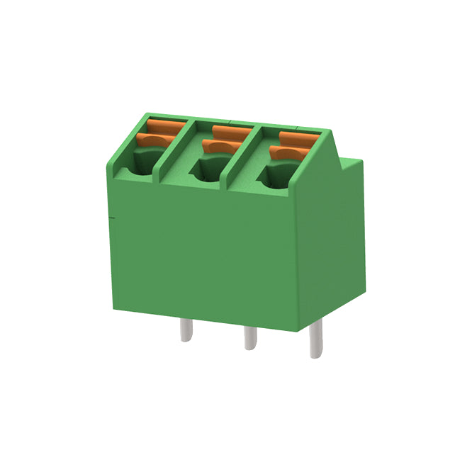 Spring Pcb Terminal Block 300 V 10 A 3 P P=5.0mm Dg247 5.0 03 P 14 00 A(h)