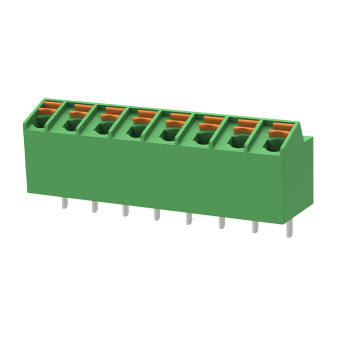 Spring Pcb Terminal Block 300 V 10 A 8 P P=5.0mm Dg247 5.0 08 P 14 00 A(h)