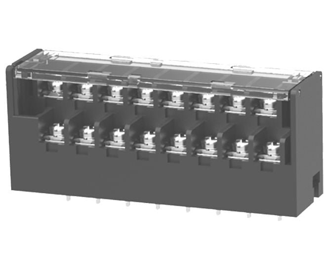 Stacked Barrier Terminal Block Str 16 Way P=7.62 Dg24 B 2 16 P 11 00 Ah