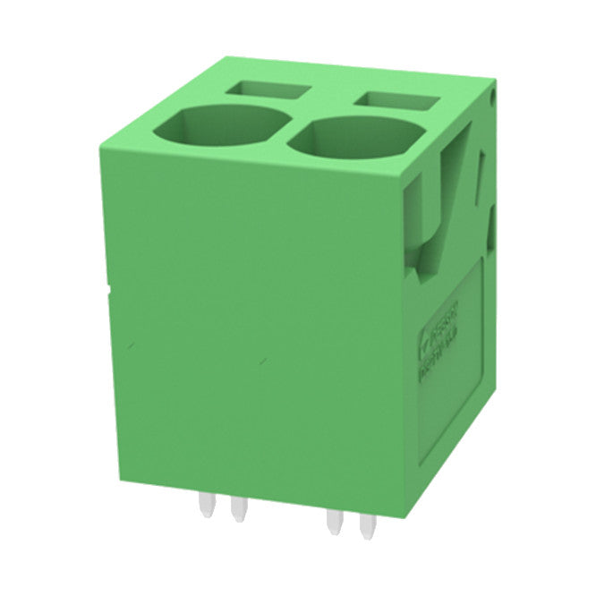 Pcb Spring Terminal Block P=15mm 2 W Green Dg271 V 15.0 02 P 14 00 Z(h)