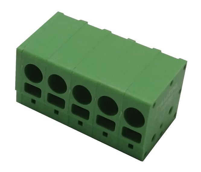 Pcb Spring Terminal Block P=5.0mm 5 W Green Dg271 V 5.0 05 P 14 00 A(h)