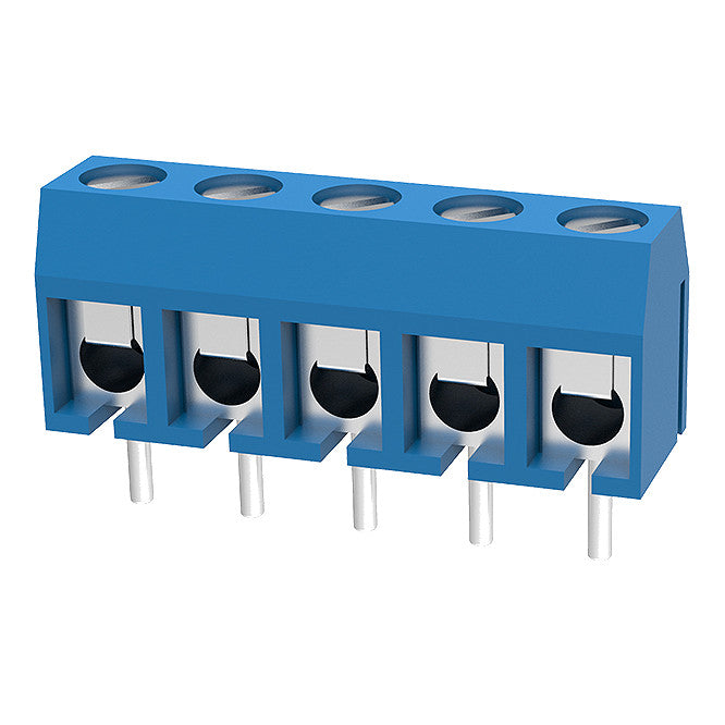 Terminal Block N/C Pcb 5 W P=5mm Str Blue Dg301 5.0 05 P 12 00 Z(h)