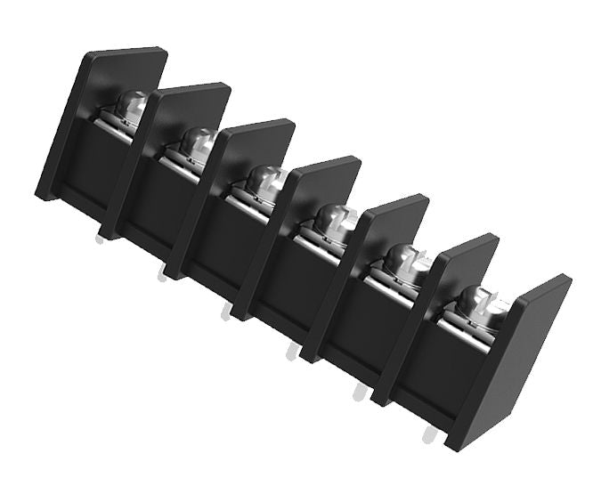 Barrier Terminal Block 6 W 8.00 Blk Pcb X977 C04