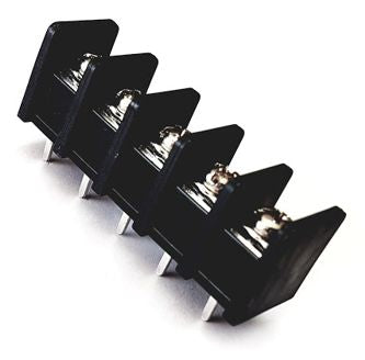 Barrier Connector Strip Pcb 5 W P=10 Mm Black Offset Dg55 S 05 P B 13 00 A(h)