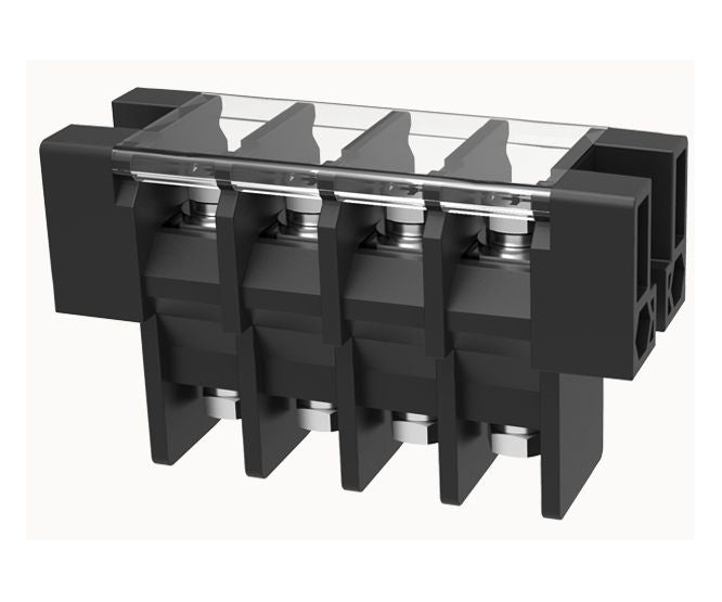 Hi Current Barrier Block 75 A 4 W P/Mnt W/Clear Cover Dg75 A 04 P 13 00 A(h)