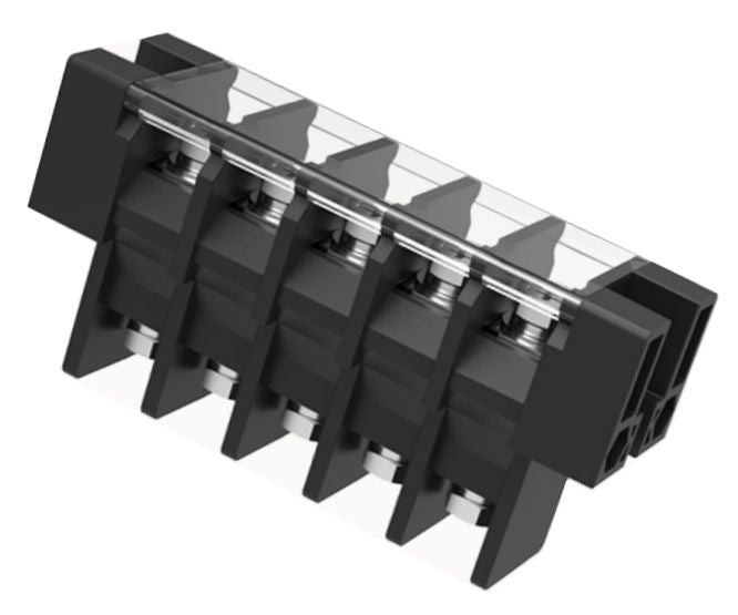 Hi Current Barrier Block 75 A 5 W P/Mnt W/Clear Cover Dg75 A 05 P 13 00 A(h)