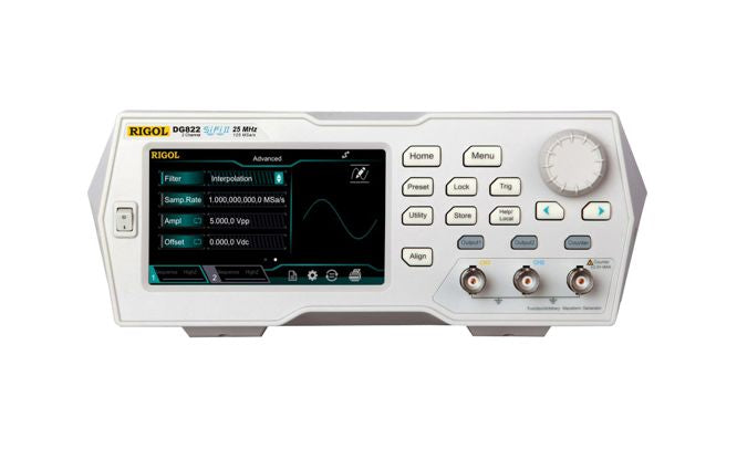 Arbitrary 2 Ch Function Generator 25 M Hz Dg822