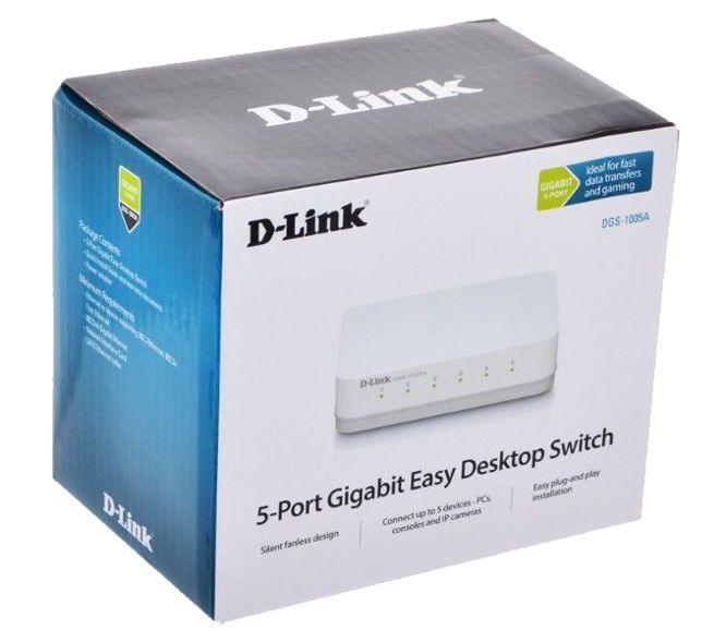5 Port Ethernet Switch Desktop Type Dgs 1005 A - Livestainable.co.za